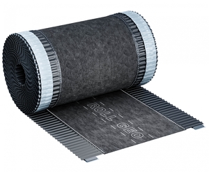 Вентиляционная коньковая геотекстильная лента ROLL GEO, 310мм*5м, цвет Антрацит