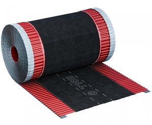 Вентиляционная коньковая полипропиленовая лента ROLL O, 240мм*5м, цвет Вишня