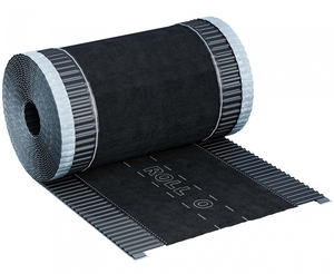 Вентиляционная коньковая полипропиленовая лента ROLL O, 240мм*5м, цвет Антрацит
