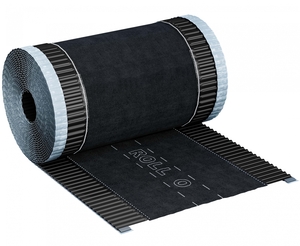 Вентиляционная коньковая полипропиленовая лента ROLL O, 310мм*5м, цвет Черный