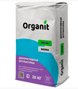 Штукатурка декоративная Decor shuba 2бм Organit, 25 кг