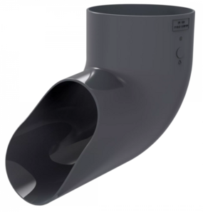 Слив трубы, графитово-серый ТН ПВХ МАКСИ Технониколь