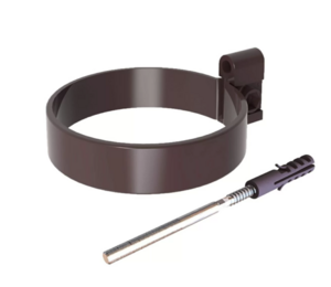 Хомут трубы L=140, коричневый, ТН ПВХ МАКСИ Технониколь