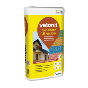 VETONIT штукатурка Min Decor 1,5мм "шуба", 25 кг