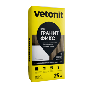 Vetonit®  клей графит фикс  цементный с керамогранитом, 5 кг
