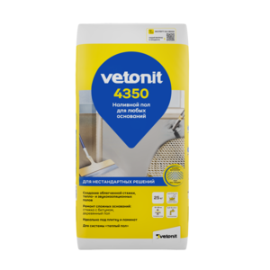 Vetonit® 4350 наливной пол для звукоизоляционных полов, 25кг