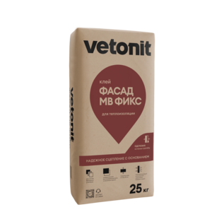 Vetonit® армировочно-клеевая смесь МВ фикс, 25кг