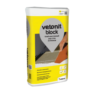 VETONIT Block клей для блоков и кирпича, 25 кг