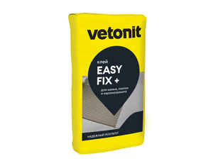 Vetonit Easy Fix+ Клей для керамогранита среднего и крупного формата (25кг)
