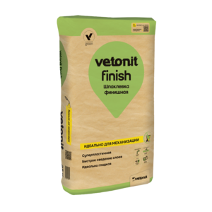 VETONIT finish Шпаклевка финишная полимерная для внутренних работ, 25 кг