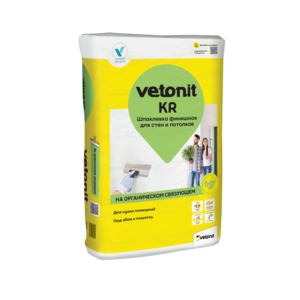 VETONIT KR Шпаклевка финишная полимерная на органическом связующем белая, 20 кг