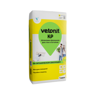 Vetonit® КР Шпаклевка финишная органическая белая д/сухих помещений, 5кг