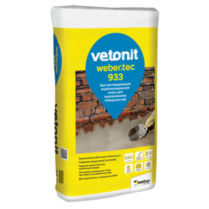 VETONIT гидроизоляция weber.tec 933, 25 кг