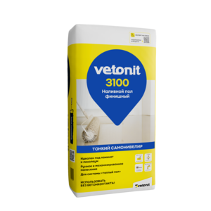 Vetonit® 3100 Наливной пол финишный, 20 кг