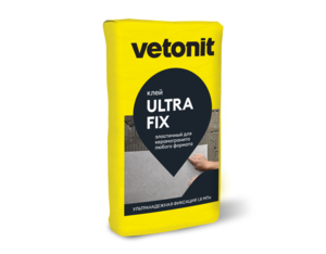 VETONIT ultra fix клей для облицовки фасадов камнем и керамогранитом (25кг)