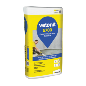 VETONIT 5700 ровнитель для пола базовый (25кг)