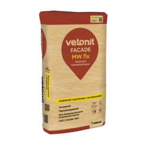 VETONIT MW Клей для монтажа минеральной ваты (25 кг)