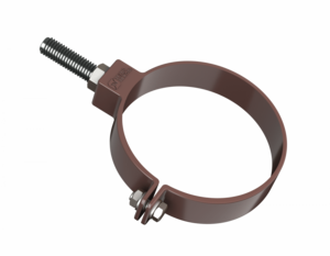 Технониколь хомут трубы универсальный L=140мм (D125/82), коричневый