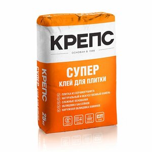 Клей для плитки Крепс Супер (25 кг)