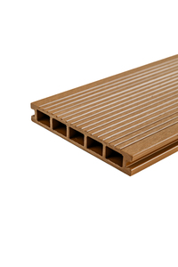Террасная доска МПК "Верста" пустотелая 4000*150*24 Вельвет #7 Орех