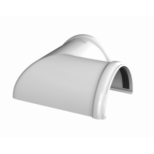 Технониколь угол желоба 90° (D125/82), белый