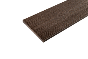 Заборная доска МПК "Верста" 4000*140*12 Тиснение+Тиснение Шоколад