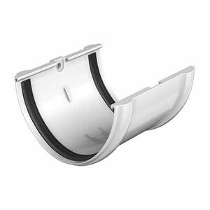 Соединитель желоба (D125/82), белый Технониколь