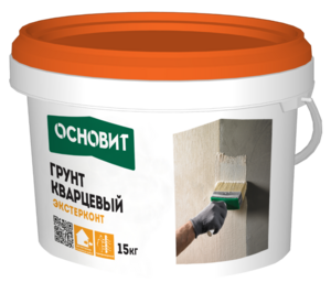 Грунт белый кварцевый Экстерконт LP54 W 15кг