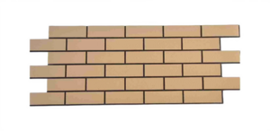 Термопанель «Под Клинкер» 1480*580*50мм цвет Персик на тёмной расшивке