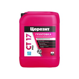 Грунтовка Церезит СТ17 ПРО/PRO  морозостойкая 10л 
