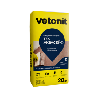 VETONIT Гидроизоляция Tек АкваСейф, 20 кг 