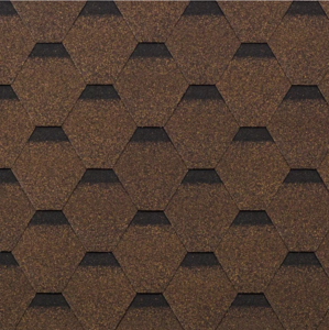 ТЕХНОНИКОЛЬ Гибкая черепица, Кадриль, Дуб