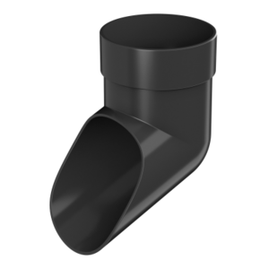Технониколь ОПТИМА слив трубы (D120/80), черный 