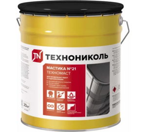 Мастика ТЕХНОНИКОЛЬ №21 (Техномаст) кровельная 20кг 