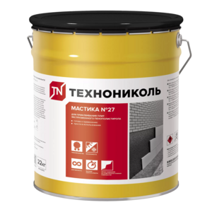 Мастика ТЕХНОНИКОЛЬ №27 приклеивающая для ЭПП  (22кг)