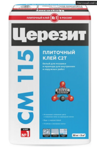 Клей Церезит СМ 115 для мраморной плитки и стеклянной мозаики (25кг) 