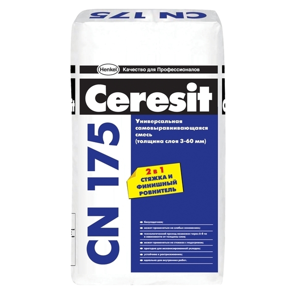 Смесь для пола Ceresit CN 175 (25кг) 