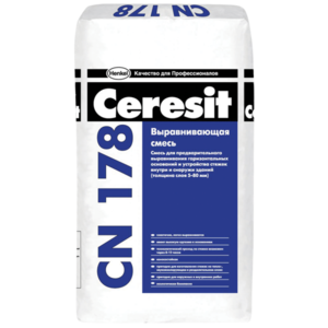 Выравнивающая смесь для пола Ceresit CN 178  (25кг)
