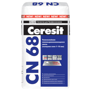 Самовыравнивающаяся смесь Ceresit CN 68 (25кг)