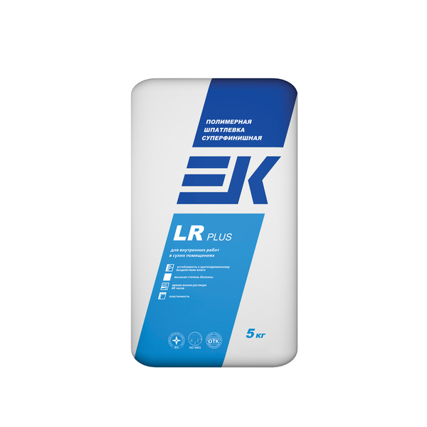 Шпаклевка полимерная суперфинишная ЕК LR PLUS 5 кг