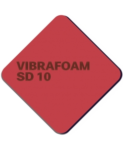 Эластомер Вибрафом (Vibrafoam) SD 10 красный (2м х 0,5м x 12,5мм),TECHNO SONUS
