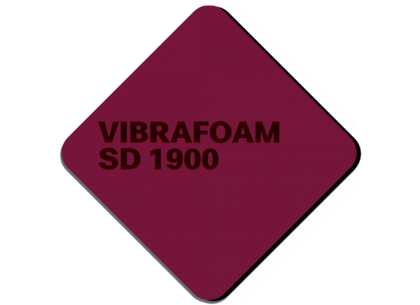 Эластомер Вибрафом (Vibrafoam) SD 1900 бордовый (2м х 0,5м x 25мм) 1м2, TECHNO SONUS