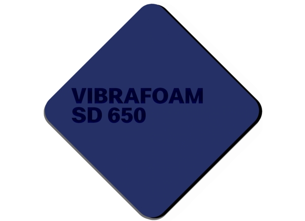 Эластомер Вибрафом (Vibrafoam) SD 650 темно-синий (2м х 0,5м x 12,5мм) 1м2, TECHNO SONUS