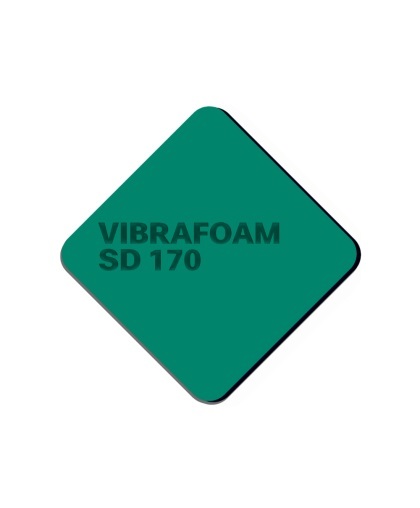 Эластомер Вибрафом (Vibrafoam) SD 170 темно-зеленый (2м х 0,5м x 12,5мм) 1м2, TECHNO SONUS