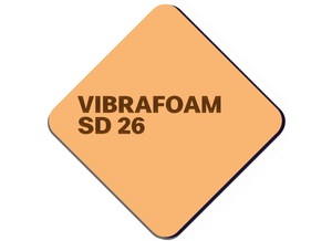 Эластомер Вибрафом (Vibrafoam) SD 26 оранжевый (2м х 0,5м x 25мм) 1м2
