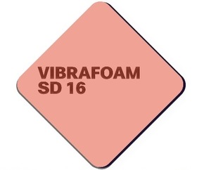 Эластомер Вибрафом (Vibrafoam) SD 16 розовый (2м х 0,5м x 12,5мм) 1м2, TECHNO SONUS