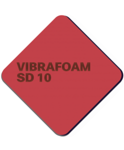 Эластомер Вибрафом (Vibrafoam) SD 10 красный (2м х 0,5м x 25мм) 1м2, TECHNO SONUS