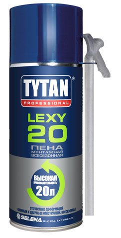 Пена монтажная  всесезонная Tytan Professional LEXY 20 