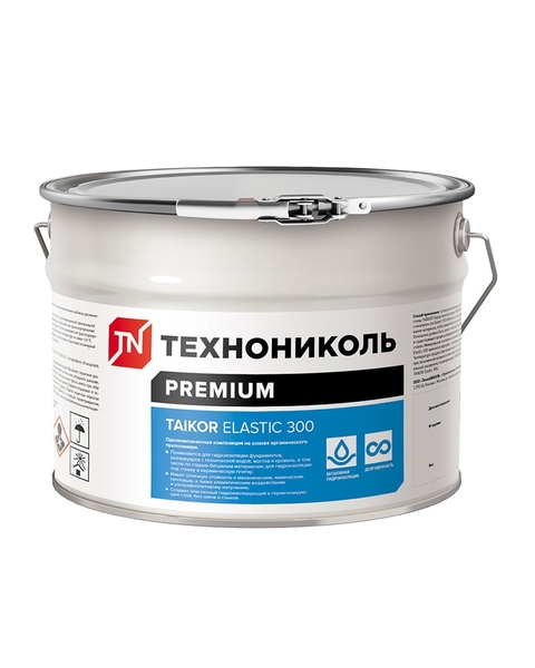 Однокомпонентная полиуретановая композиция TAIKOR Elastic 300 (серый) (12 кг)