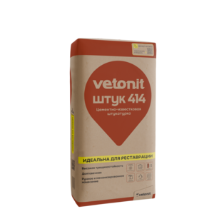 Vetonit® 414 фасадная цементно-известковая штукатурка (25 кг)